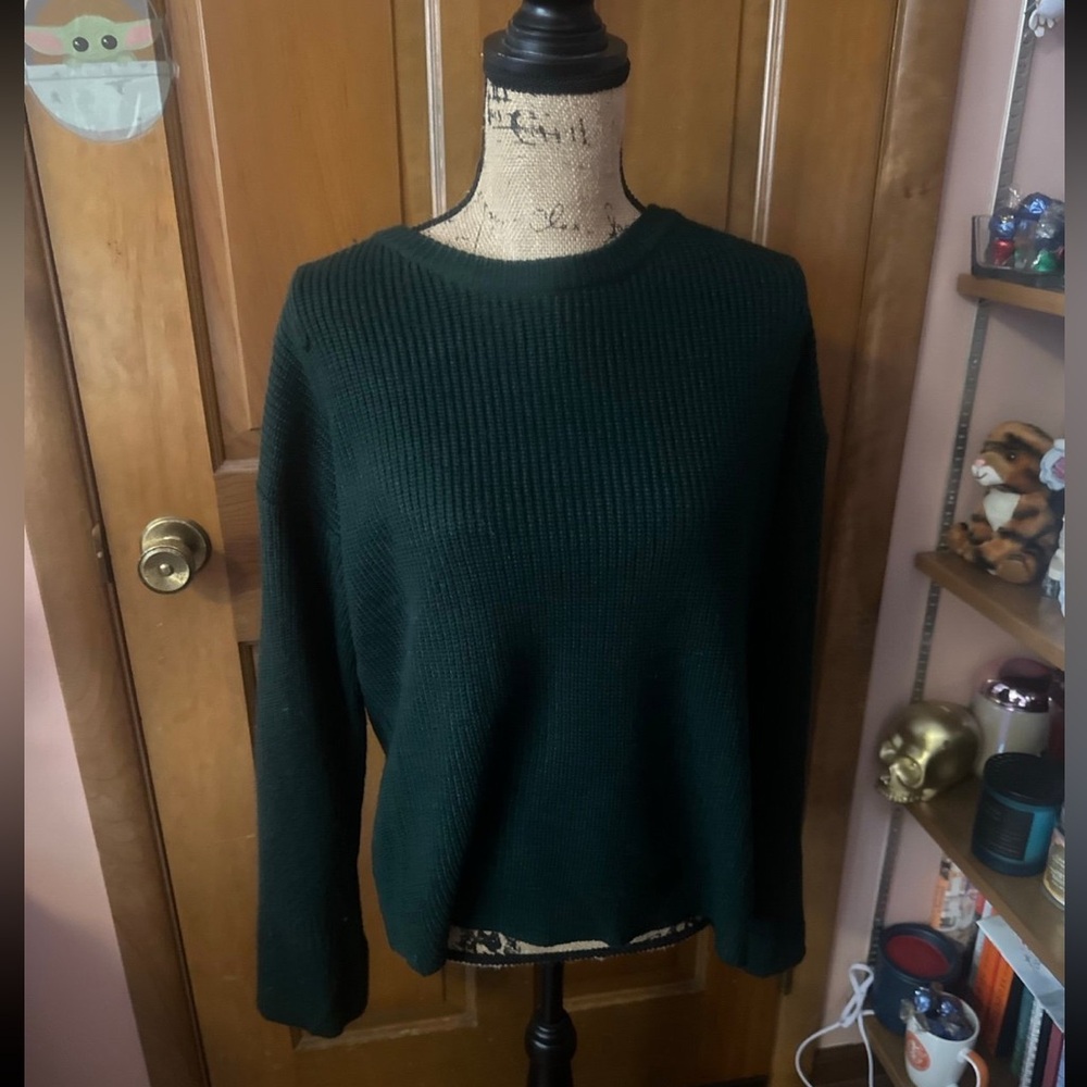 Jealous Tomato Green Sweater
